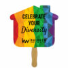 KW Rainbow Network | House Shaped Fan - Image 2