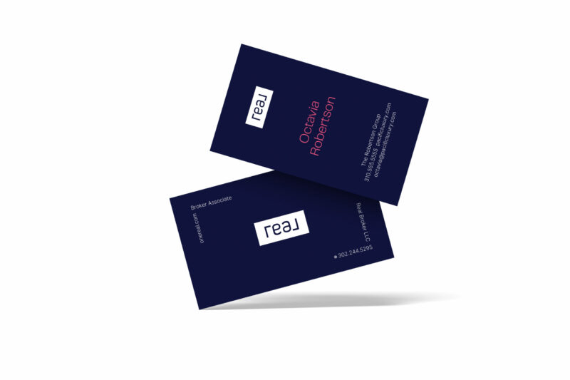 Real | Vertical Business Card