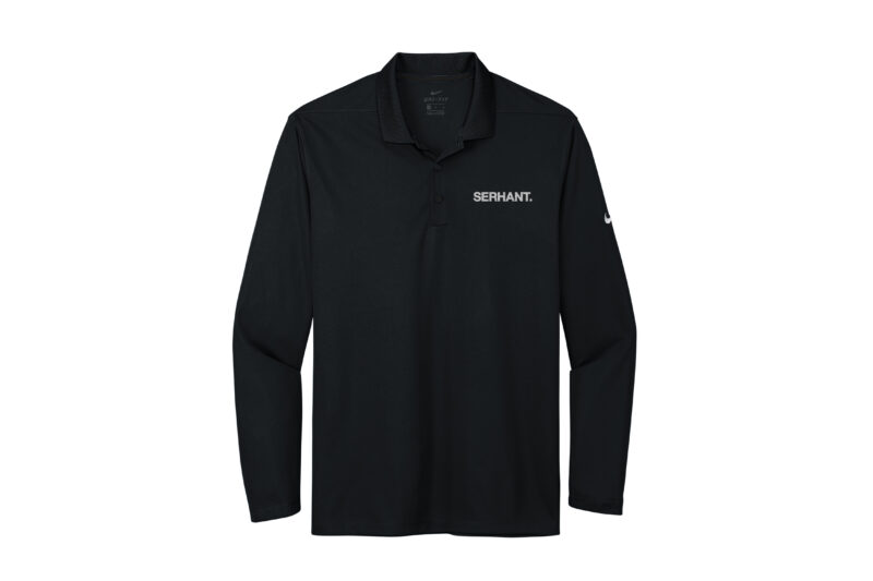 Serhant | Nike Mens Long Sleeve Polo - Image 2