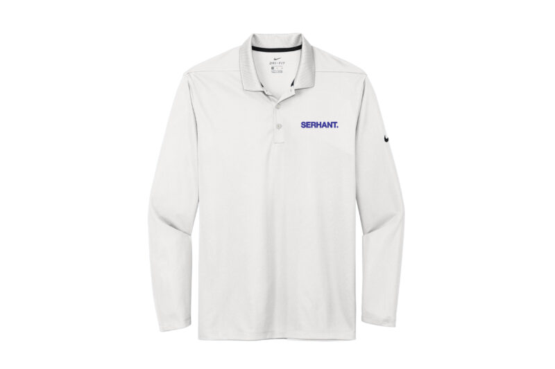 Serhant | Nike Mens Long Sleeve Polo - Image 4
